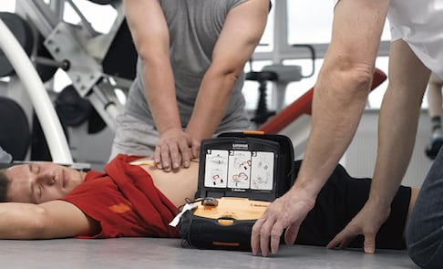 AED in use